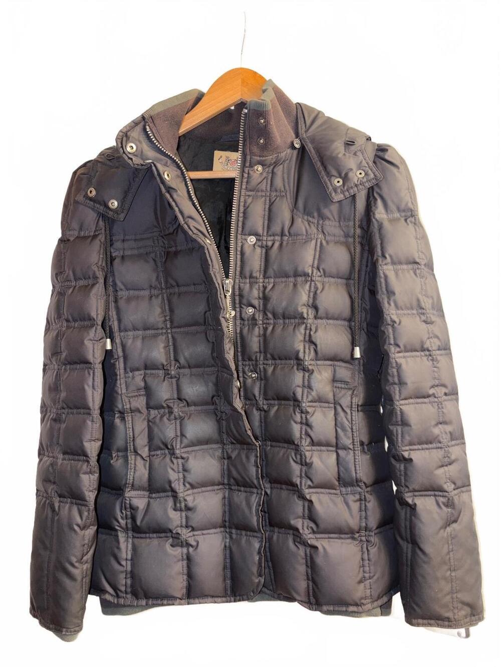 Vintage/Y2K Juicy Couture Black Hooded Down Coat